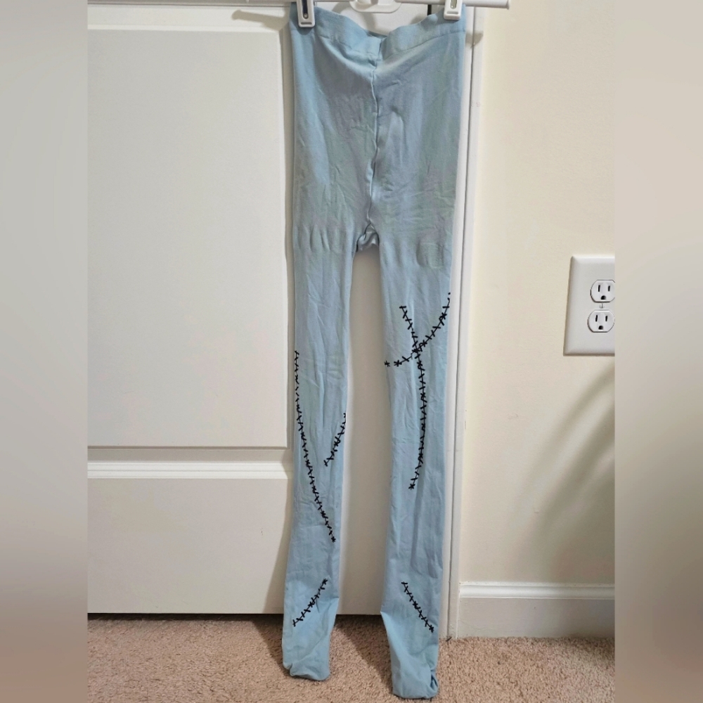 Disney Nightmare Before Christmas Sally Halloween Costume Cosplay Tights S/M